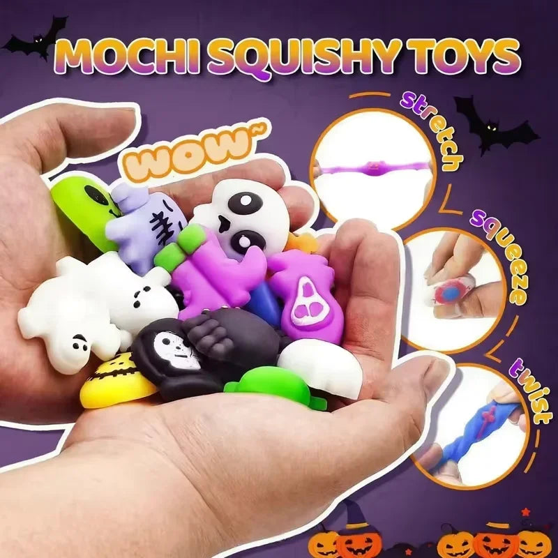 Halloween Mini Squishy Mystery Box – 24 Pieces