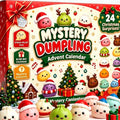 Christmas Squishy Advent Calendar 24 Day Countdown Surprise Box Dumpling Squishies Slow Rebound Squeeze Sensory Gift Decor